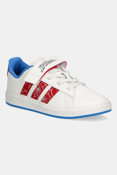 Дитячі кросівки adidas GRAND COURT Spider-man колір бежевий JS0778