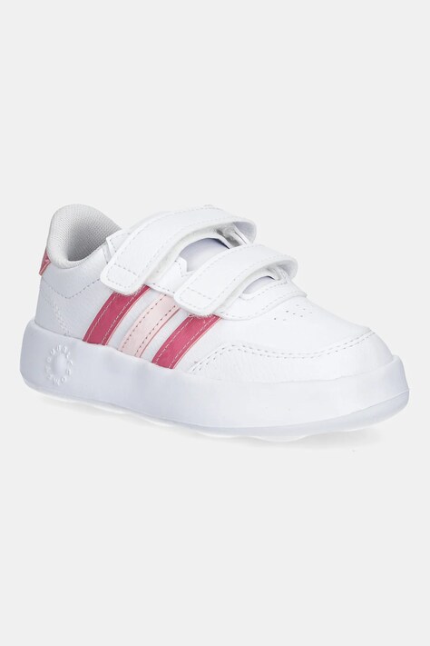 adidas sneakers pentru copii BREAKNET 3.0 culoarea alb, JS3676