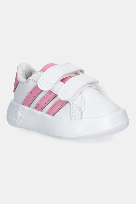 adidas sneakers pentru copii GRAND COURT 2.0 culoarea alb, JS4342