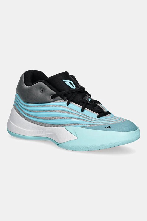 Dětské tenisky adidas Originals DAME X tyrkysová barva, JP6079