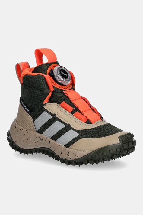 adidas buty dziecięce FORTATRAIL BOA kolor zielony JP6337
