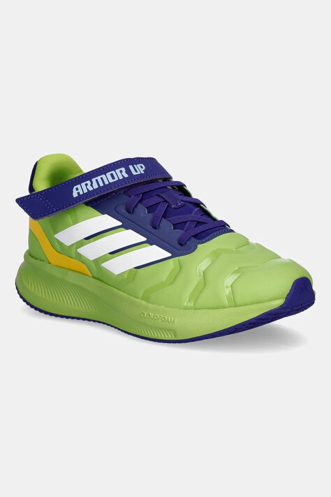 Dětské tenisky adidas RUNFALCON 5 IRON HULK zelená barva, JQ6689