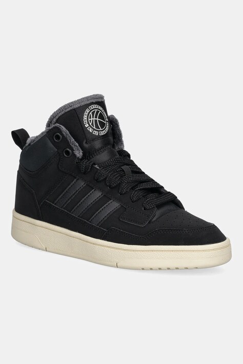Παιδικά αθλητικά παπούτσια adidas Originals RAPID COURT WINTERIZED χρώμα: μαύρο, JR1027