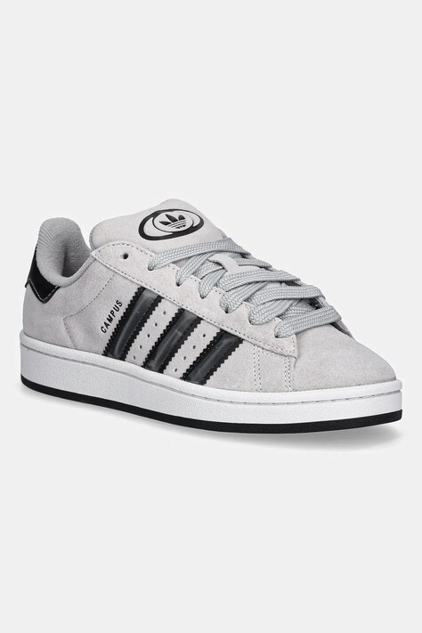 Dětské semišové tenisky adidas Originals CAMPUS 00s šedá barva, JR6809
