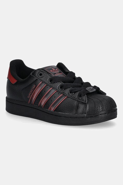 adidas Originals sneakersy dziecięce SUPERSTAR II kolor czarny JQ1776