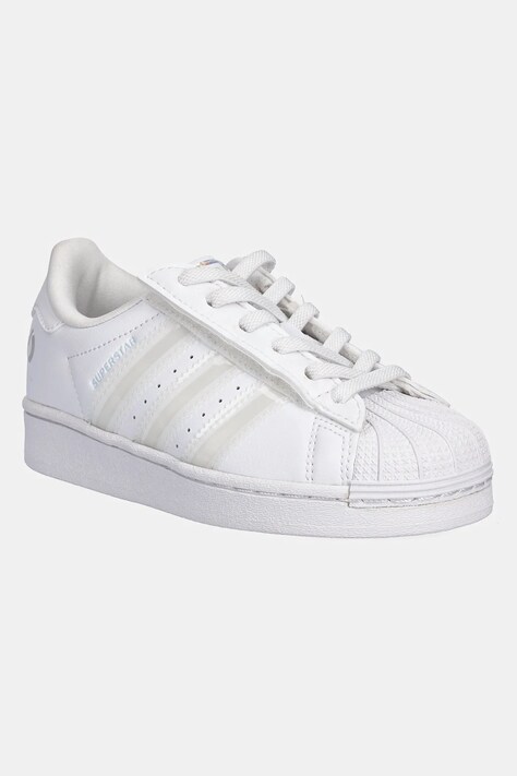 adidas Originals sneakers pentru copii SUPERSTAR LED LIGHTS culoarea alb, JQ6419