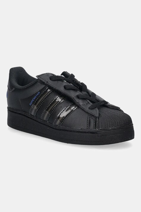 Детские кроссовки adidas Originals SUPERSTAR LED LIGHTS цвет чёрный JS1295