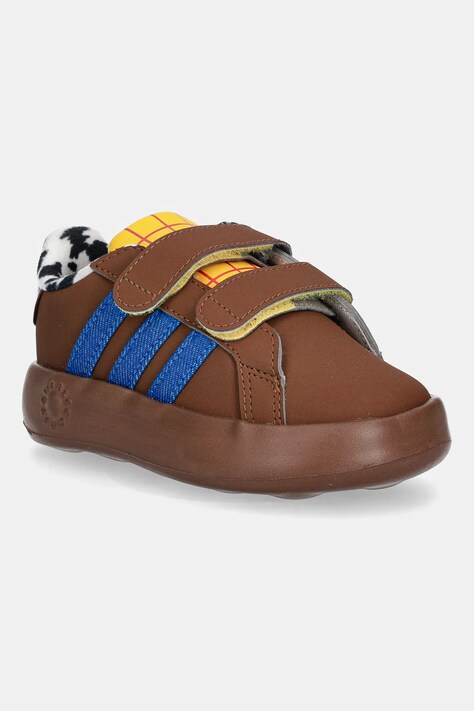 adidas sneakersy dziecięce GRAND COURT TOYSTORY kolor brązowy JR5629
