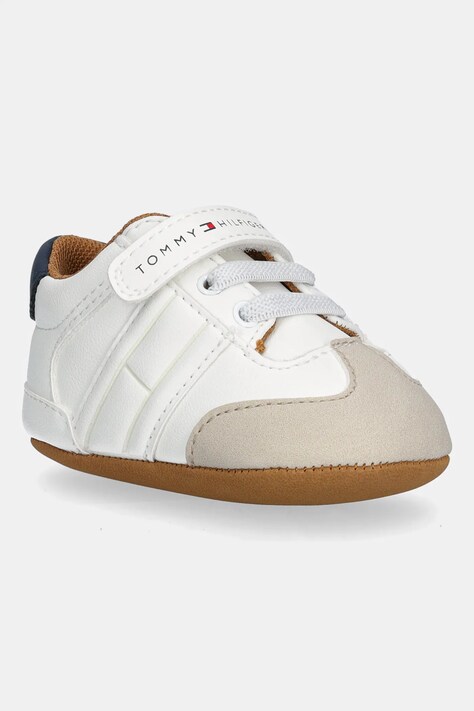 Topánky pre bábätká Tommy Hilfiger biela farba, T0B9-34055