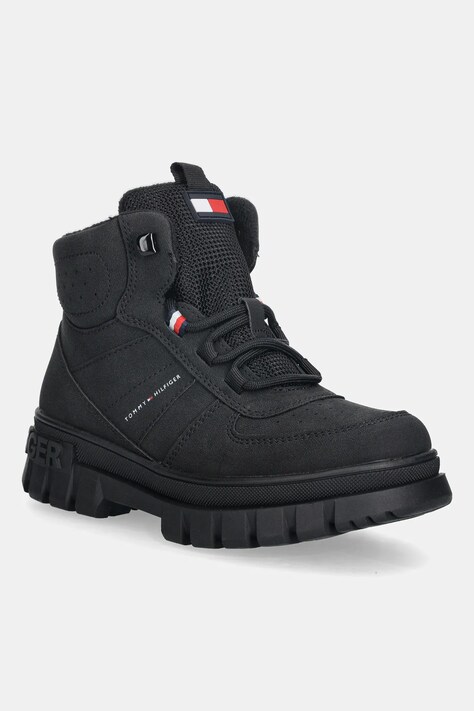 Tommy Hilfiger buty zimowe dziecięce kolor czarny T3X5-34129