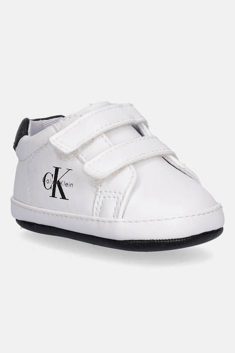 Calvin Klein Jeans pantofi pentru bebeluși culoarea alb, V0B9-83145