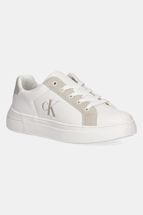 Calvin Klein Jeans sneakersy dziecięce kolor biały V3X9-83166