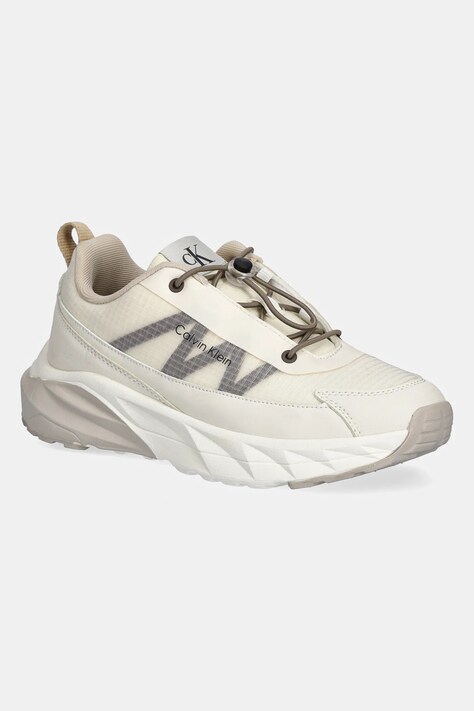 Calvin Klein Jeans sneakersy dziecięce kolor beżowy V3X9-83174