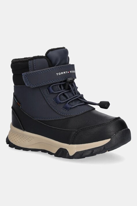 Tommy Hilfiger buty zimowe dziecięce kolor granatowy T3X5-34135