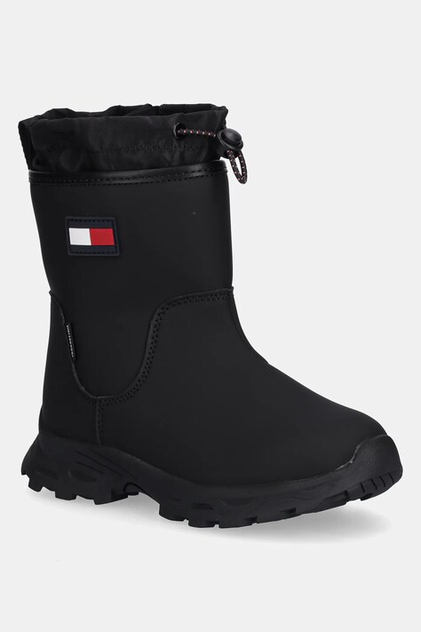 Tommy Hilfiger kalosze dziecięce kolor czarny T3XC-34145