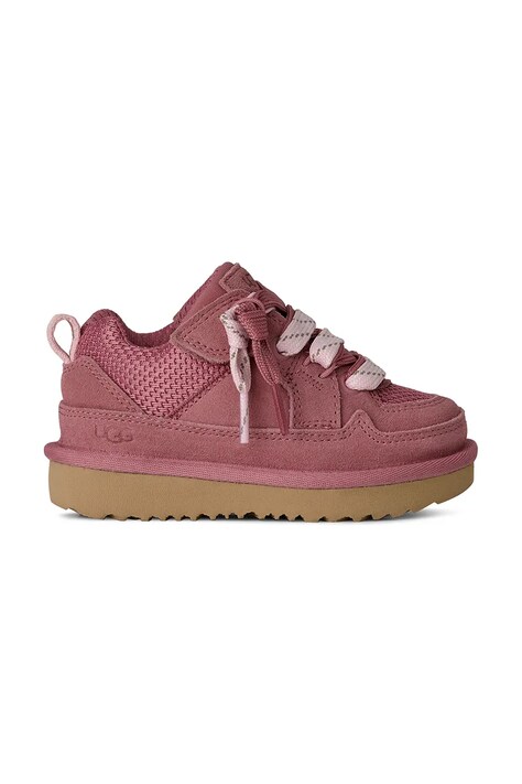 Παιδικά sneakers UGG LO LOWMEL χρώμα: καφέ, 1166490T