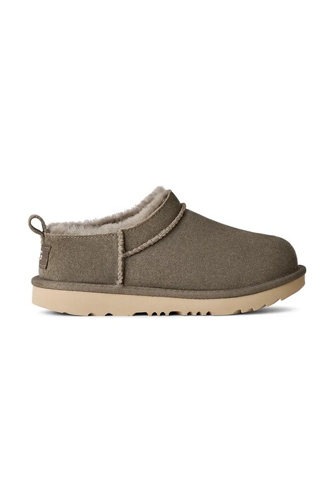 Detské snehule UGG CLASSIC MICRO hnedá farba, 1174410K