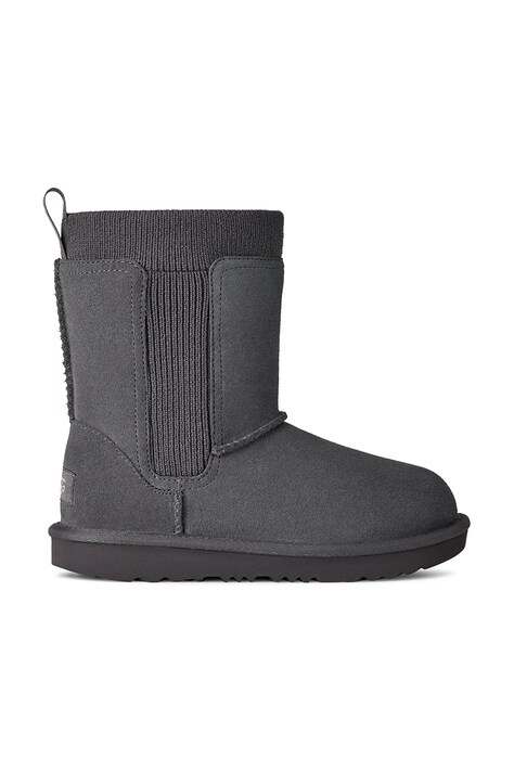 UGG stivali da neve bambini CLASSIC II STRETCH CUFF colore grigio 1171238K