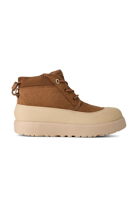 Παιδικές χειμερινές μπότες UGG NEUMEL WEATHER HYBRID χρώμα: καφέ, 1171299K