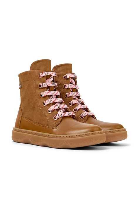 Camper buty zimowe dziecięce Kiddo Kids kolor brązowy K900363