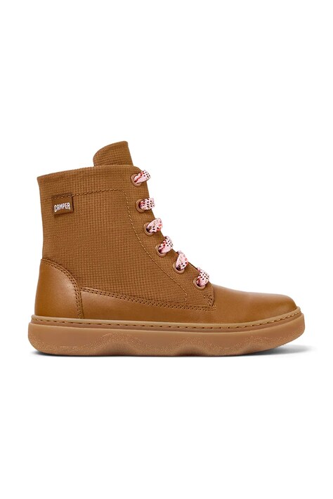 Camper buty zimowe dziecięce Kiddo Kids kolor brązowy K900363