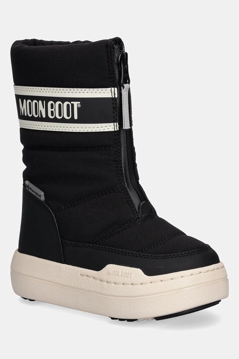 Moon Boot śniegowce dziecięce MB JR PARK ZIP HIGH WP kolor czarny 80D3440080