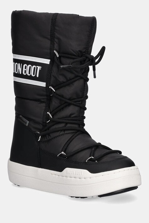 Moon Boot buty zimowe dziecięce MB JR PARK TUBE LACE WP kolor czarny 80D3440130