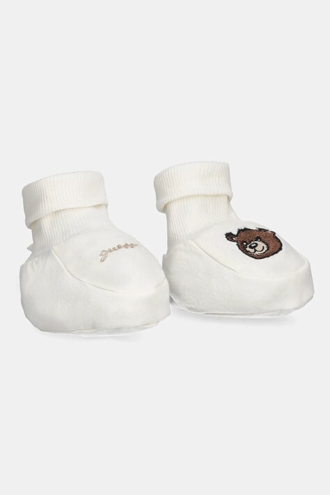 Guess buty niemowlęce kolor beżowy H5BZ23 KCG11
