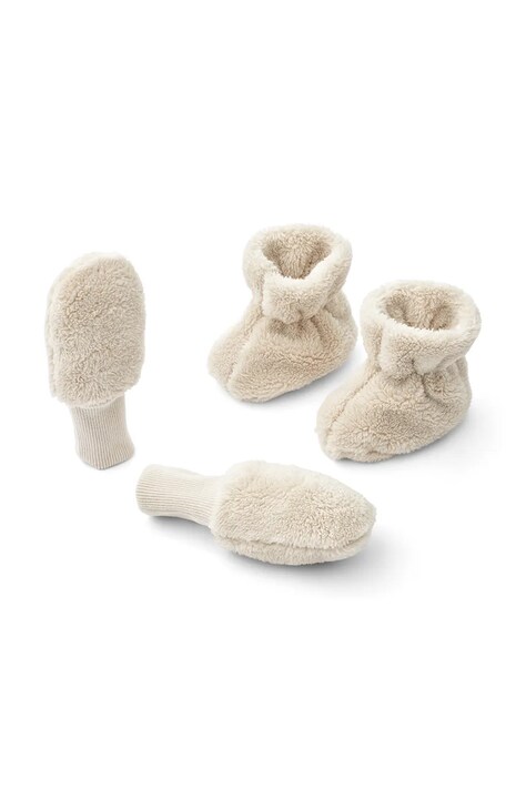 Liewood buty niemowlęce Fernanda Baby Gift Set kolor beżowy LW19218