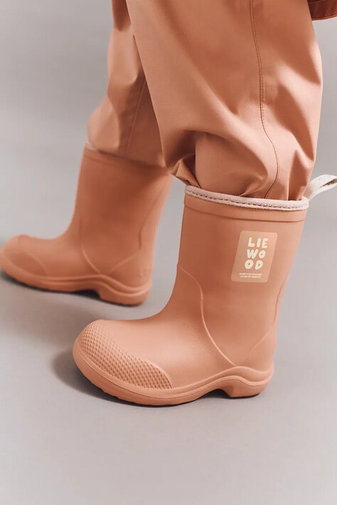 Παιδικά ουέλλινγκτον Liewood Aston Rainboot χρώμα: πορτοκαλί, LW20058
