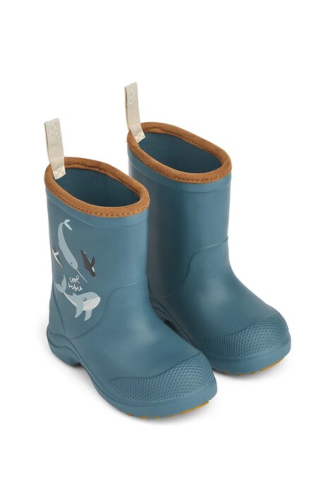 Παιδικά ουέλλινγκτον Liewood Aston Rainboot χρώμα: μπλε, LW20058