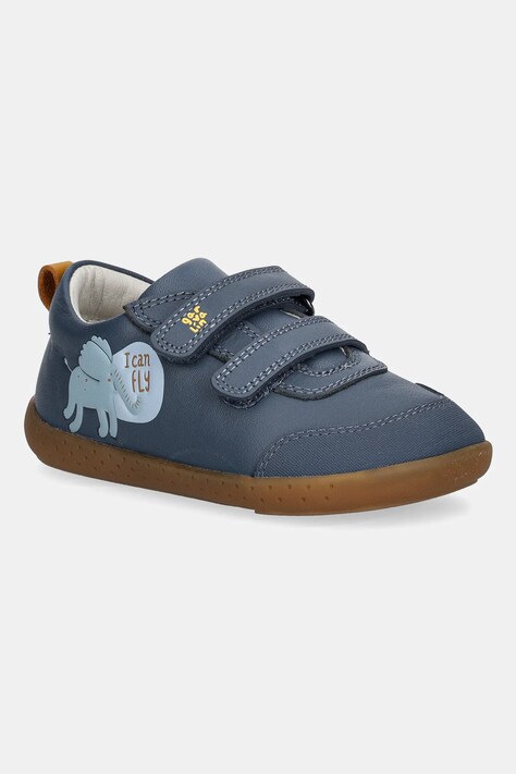 Garvalin sneakersy skórzane dziecięce kolor niebieski 251313