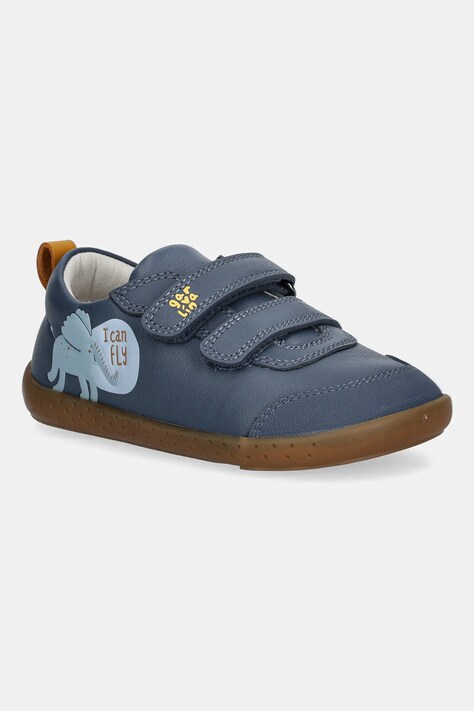 Garvalin sneakersy skórzane dziecięce kolor niebieski 251313