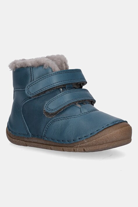 Froddo buty zimowe skórzane dziecięce PAIX UP WINTER kolor niebieski G2110143