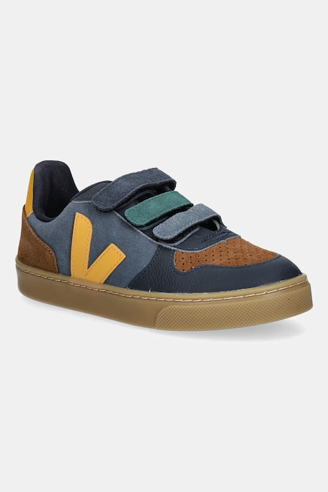 Veja sneakersy skórzane dziecięce Small V-10 kolor niebieski CV0320986