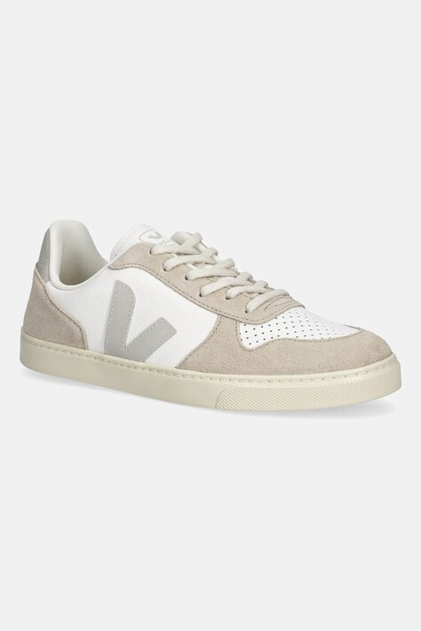 Veja sneakersy skórzane dziecięce Small V-10 Laces kolor beżowy CX0520999