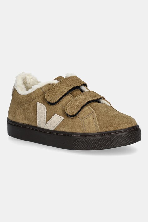 Παιδικά sneakers σουέτ Veja Small Esplar Winter χρώμα: καφέ, SF0320983