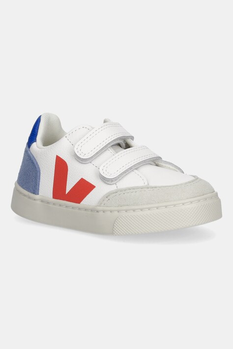 Veja sneakersy skórzane Small V-12 kolor biały XV0520978