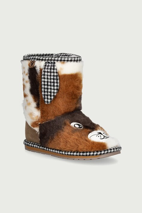 Emu Australia Buty zimowe dziecięce Riley Rabbit beżowe K13282