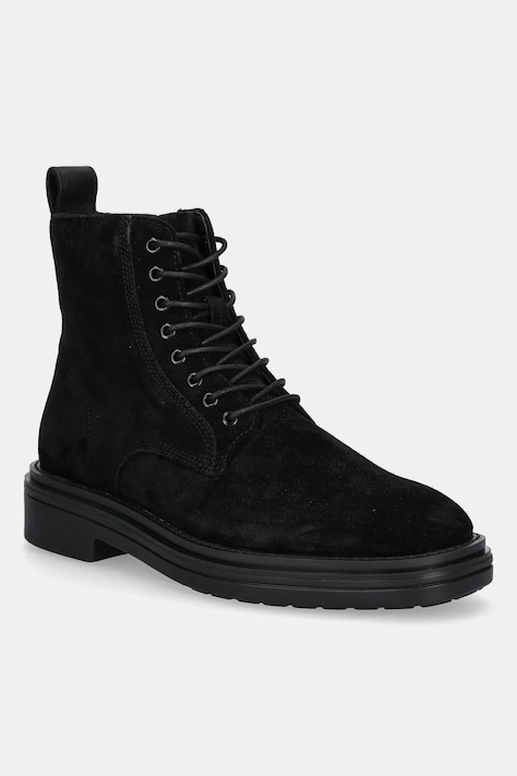 Gant buty zamszowe Boggar męskie kolor czarny 31643135
