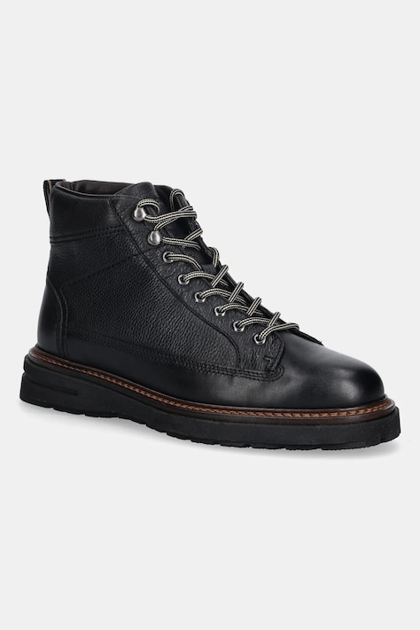 Gant ghete de piele Hillprep culoarea negru, 31641070