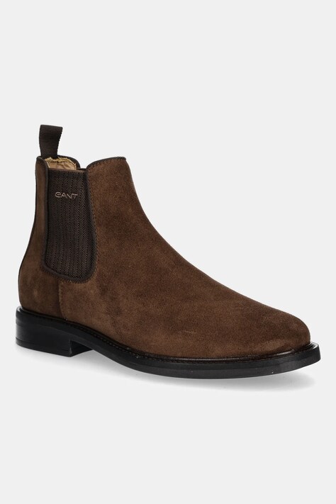 Gant buty wysokie St Fairkon męskie kolor brązowy 31653090