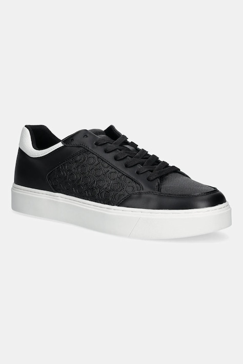Маратонки Calvin Klein CLEAN CUP LOW LACEUP MONO мъжки в черно HM0HM01899