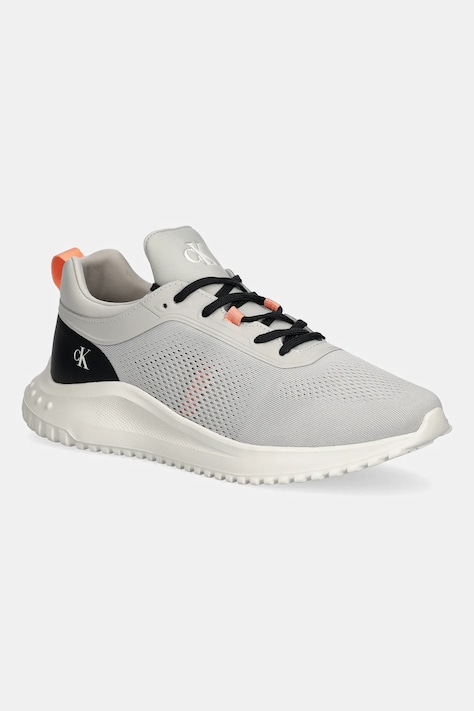 Calvin Klein Jeans sneakers EVA RUNNER TECH KNIT culoarea gri, YM0YM01293