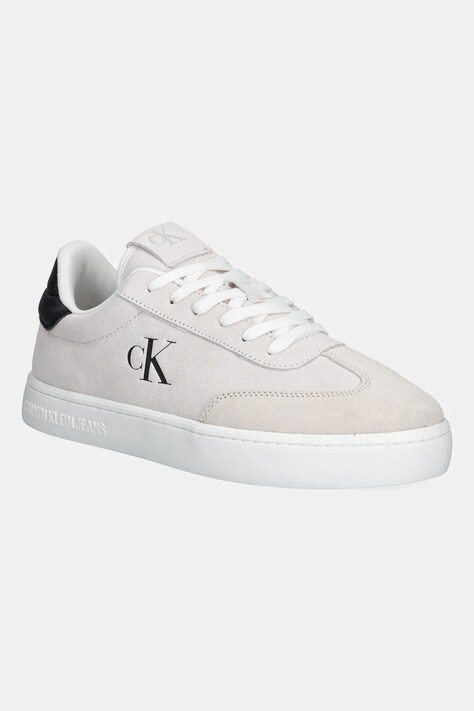 Σουέτ αθλητικά παπούτσια Calvin Klein Jeans CLASSIC CUPSOLE MG SU χρώμα: μπεζ, YM0YM01300
