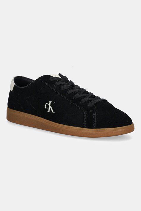 Calvin Klein Jeans sneakersy zamszowe LOW PROFILE CUPSOLE SU męskie kolor czarny YM0YM01321