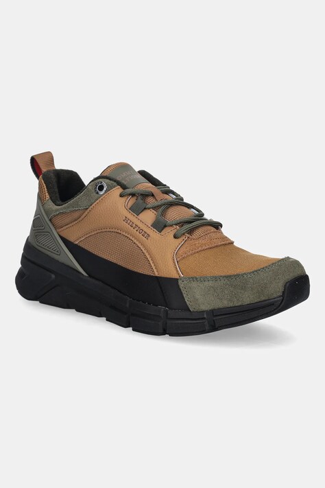 Tommy Hilfiger sneakersy MODERN COMFORT RUN OUTDOOR męskie kolor brązowy FM0FM05639