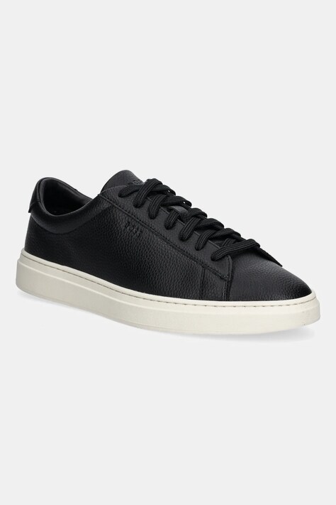 BOSS sneakersy skórzane Kieran męskie kolor czarny 50548716
