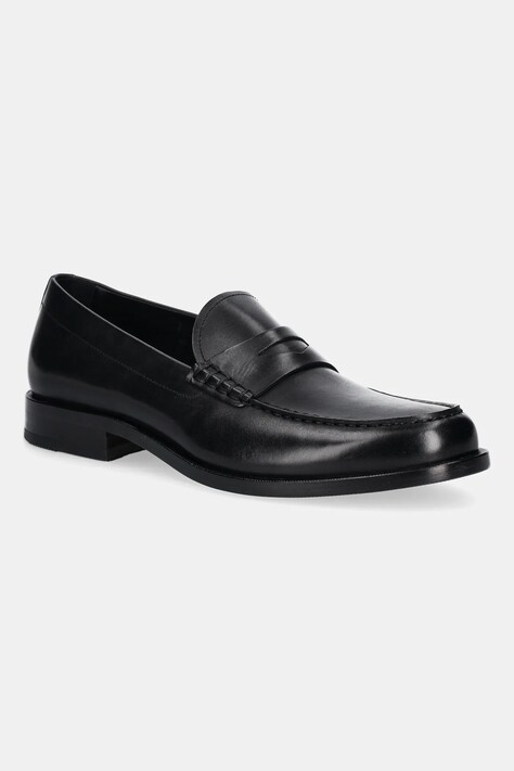 BOSS mocasini de piele Tayil-L culoarea negru, 50548278