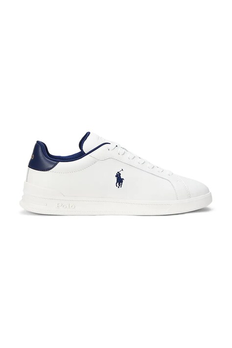 Polo Ralph Lauren sneakersy skórzane Hrt Crt II męskie kolor biały 809968172001